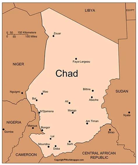 capital city of chad|largest cities in chad.